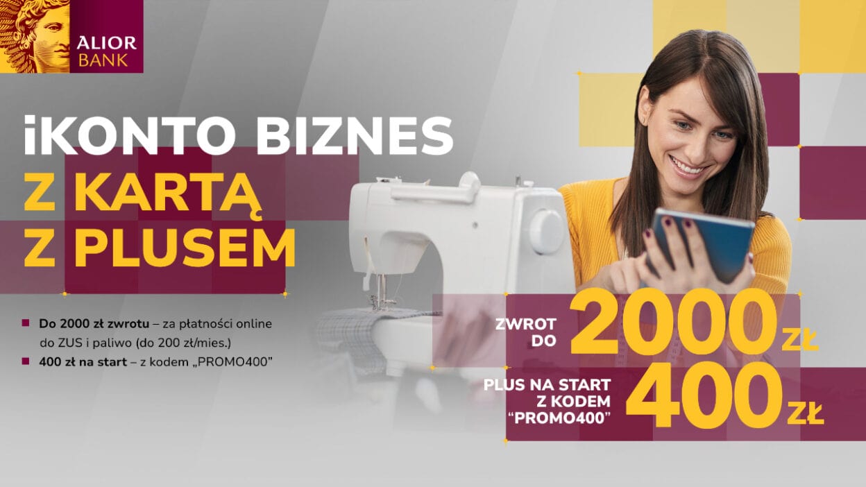 alior bank ikonto biznes do 2400 zł premii