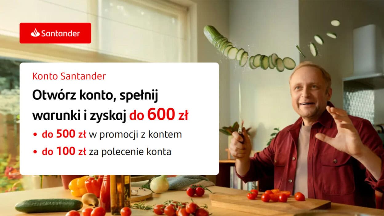 Santander osobiste 600 zł