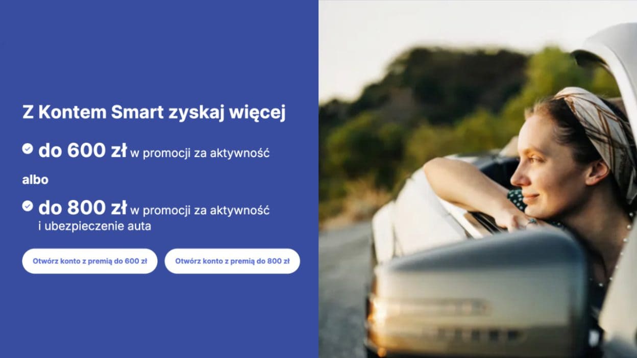 Erste Bank Konto Smart 600-800 zł