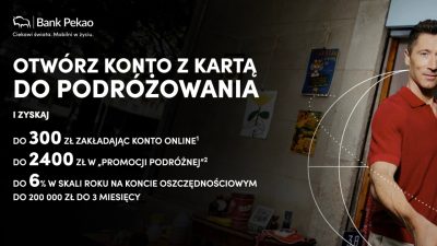 Bank Pekao 300 zł + 6%